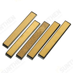 5PCS Titanium Coated Diamond Knifes Sharpener 80/200/600/1000/2000 Grit Angle Sharpening Sharpen Stone Whetstone Bar with Base 5PCS Titanium Coated Diamond Knifes Sharpener 80/200/600/1000/2000 Grit Angle Sharpening Sharpen Stone Whetstone Bar with Base