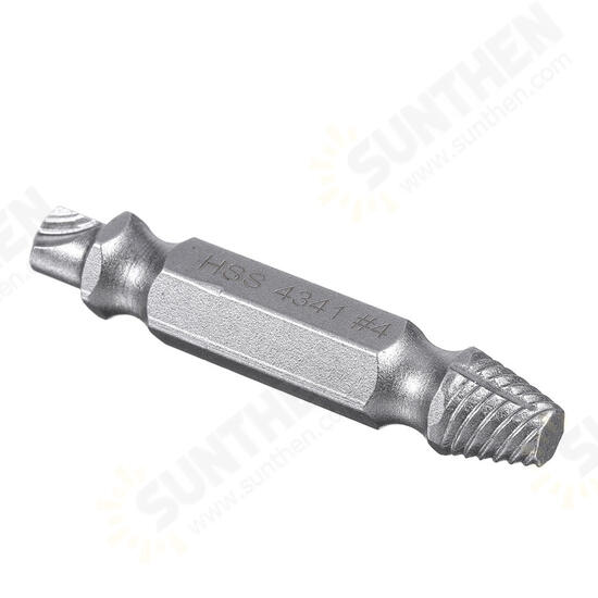 5pcs HSS Double Side Damaged Screw Extractor Out Remover Bolt Stud Tool 5pcs HSS Double Side Damaged Screw Extractor Out Remover Bolt Stud Tool