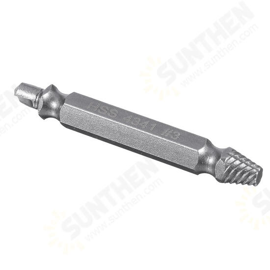5pcs HSS Double Side Damaged Screw Extractor Out Remover Bolt Stud Tool 5pcs HSS Double Side Damaged Screw Extractor Out Remover Bolt Stud Tool