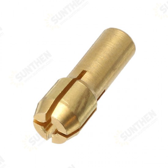 6Pcs Brass Drill Chuck Adapter Set 1-3mm Drill Chuck Collets for Rotary Tool 6Pcs Brass Drill Chuck Adapter Set 1-3mm Drill Chuck Collets for Rotary Tool