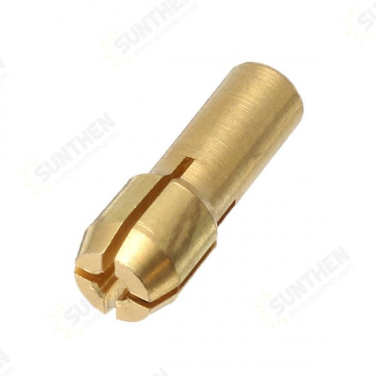 6Pcs Brass Drill Chuck Adapter Set 1-3mm Drill Chuck Collets for Rotary Tool