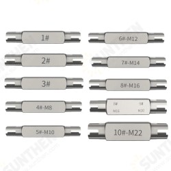 Hexagonal Double-end Screw Tap Extractor Multi-size Broken Head Tap Remover