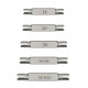 Hexagonal Double-end Screw Tap Extractor Multi-size Broken Head Tap Remover Hexagonal Double-end Screw Tap Extractor Multi-size Broken Head Tap Remover