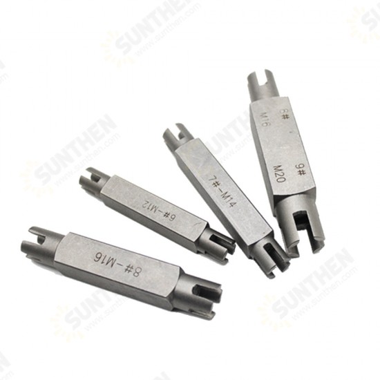 Hexagonal Double-end Screw Tap Extractor Multi-size Broken Head Tap Remover Hexagonal Double-end Screw Tap Extractor Multi-size Broken Head Tap Remover