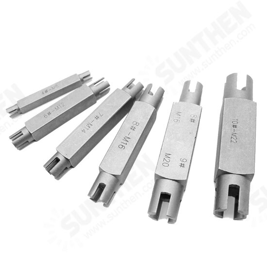 Hexagonal Double-end Screw Tap Extractor Multi-size Broken Head Tap Remover Hexagonal Double-end Screw Tap Extractor Multi-size Broken Head Tap Remover