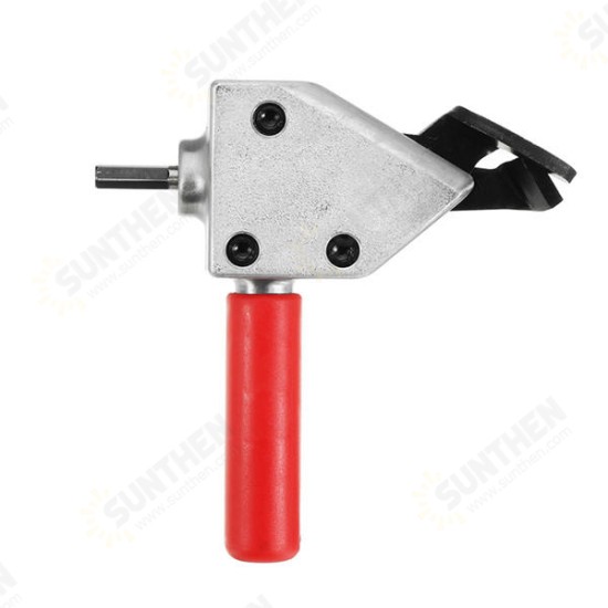 Metal Sheet Cutter Adapter Iron Sheet Wire Netting Nibbler Cutter for Electric Drill