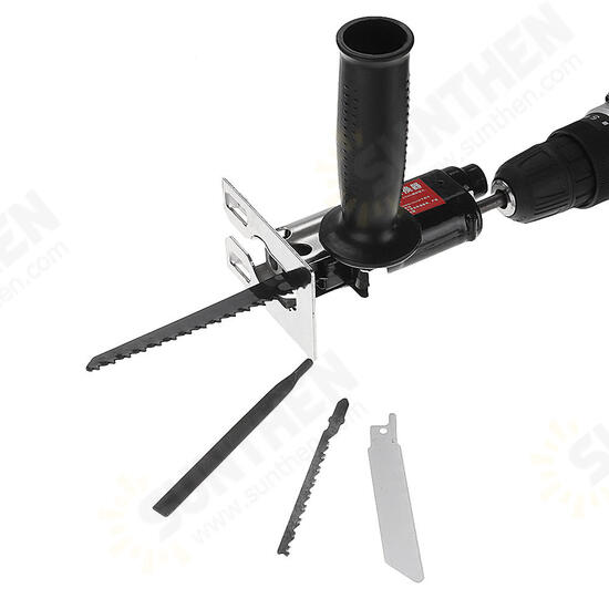 Multifunction Reciprocating Saw Attachment Change Electric Drill Into Reciprocating Saw Jig Saw Metal File for Wood Metal Cutting Multifunction Reciprocating Saw Attachment Change Electric Drill Into Reciprocating Saw Jig Saw Metal File for Wood Metal Cutting