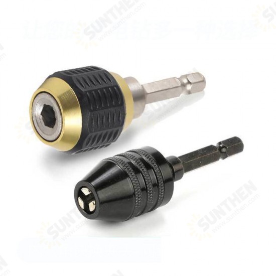 Quick Change Drill Chuck Countersink Drill Tap Bits Self-locking Connecting Rod for Electric Drill Quick Change Drill Chuck Countersink Drill Tap Bits Self-locking Connecting Rod for Electric Drill
