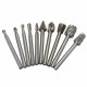 RB2 10pcs HSS Router Bit Burr For Dremel and Rotary Engraving Wood Working Tool RB2 10pcs HSS Router Bit Burr For Dremel and Rotary Engraving Wood Working Tool