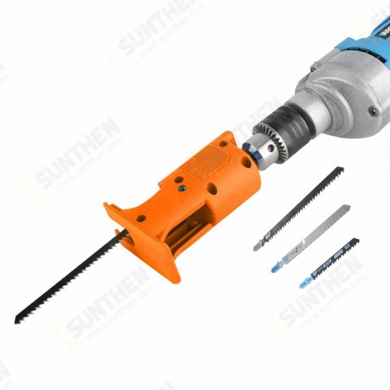 Reciprocating Saw Attachment Adapter Change Electric Drill Into Reciprocating Saw for Wood Metal Cutting