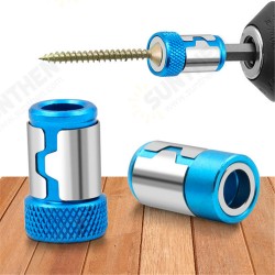 Universal Magnetic Ring 6.35mm Screwdriver Bit Magnetic Ring Alloy Strong Magnetizer Screws Drill Bit Universal Magnetic Ring 6.35mm Screwdriver Bit Magnetic Ring Alloy Strong Magnetizer Screws Drill Bit