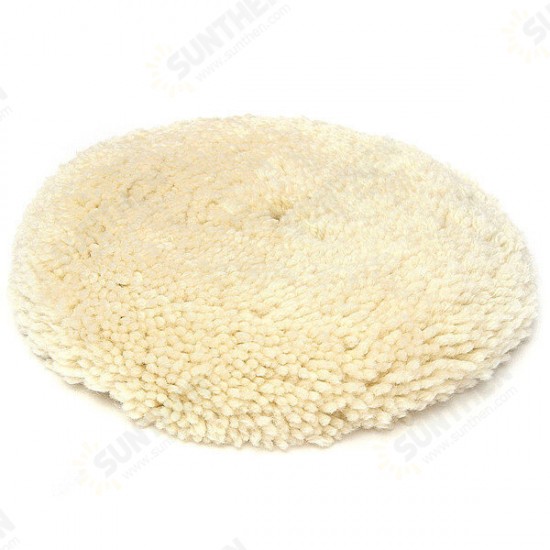 Wool Buffing Pad Wool Buffing Polishing Wheel Pad Auto Car Furniture Clean Tool