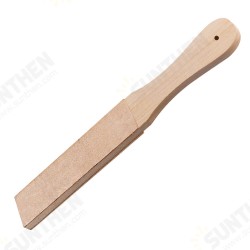 Dual Sided Leather Sharpening Wood Handle Strop Tool with Buffing Compounds for Chisels Tools Polishing Dual Sided Leather Sharpening Wood Handle Strop Tool with Buffing Compounds for Chisels Tools Polishing