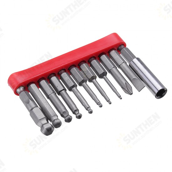 11pcs 50mm Magnetic Ball Screwdriver Bit H1.5/2/2.5/3/4/5/6/8 PH2 SL6 Screwdriver 11pcs 50mm Magnetic Ball Screwdriver Bit H1.5/2/2.5/3/4/5/6/8 PH2 SL6 Screwdriver