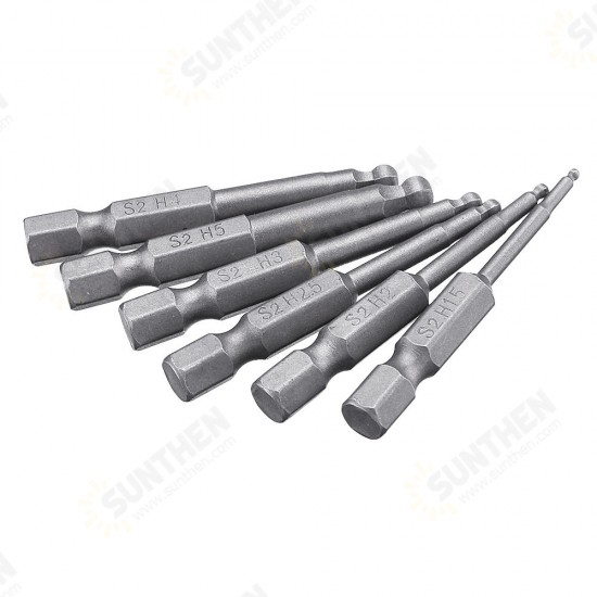 11pcs 50mm Magnetic Ball Screwdriver Bit H1.5/2/2.5/3/4/5/6/8 PH2 SL6 Screwdriver 11pcs 50mm Magnetic Ball Screwdriver Bit H1.5/2/2.5/3/4/5/6/8 PH2 SL6 Screwdriver