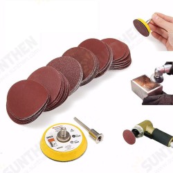 BG0300 2 Inch 50mm Hook and Loop Sanding Pad 3mm Shank with 60pcs Sandpaper BG0300 2 Inch 50mm Hook and Loop Sanding Pad 3mm Shank with 60pcs Sandpaper