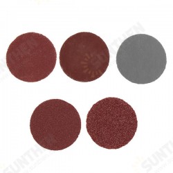 BG0355 100pcs 25mm 100-3000 Grit Sand Paper with Hook and Loop Backer Pad Sandpaper BG0355 100pcs 25mm 100-3000 Grit Sand Paper with Hook and Loop Backer Pad Sandpaper