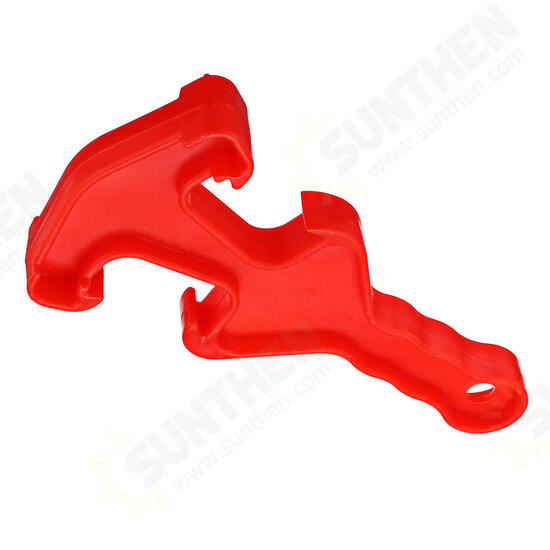 Pail Opener Double-end Plastic Bucket Paint Barrel Can Lid Opener Wrench Tool Red Pail Opener Double-end Plastic Bucket Paint Barrel Can Lid Opener Wrench Tool Red