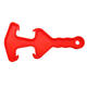 Pail Opener Double-end Plastic Bucket Paint Barrel Can Lid Opener Wrench Tool Red Pail Opener Double-end Plastic Bucket Paint Barrel Can Lid Opener Wrench Tool Red