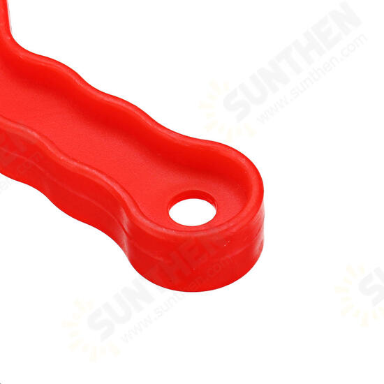 Pail Opener Double-end Plastic Bucket Paint Barrel Can Lid Opener Wrench Tool Red Pail Opener Double-end Plastic Bucket Paint Barrel Can Lid Opener Wrench Tool Red