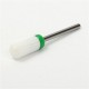 Electric Nail Grinding Head Drill Bit Ceramic Round White Nail Drill Bit
