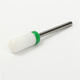 Electric Nail Grinding Head Drill Bit Ceramic Round White Nail Drill Bit Electric Nail Grinding Head Drill Bit Ceramic Round White Nail Drill Bit