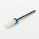 Electric Nail Grinding Head Drill Bit Ceramic Round White Nail Drill Bit Electric Nail Grinding Head Drill Bit Ceramic Round White Nail Drill Bit