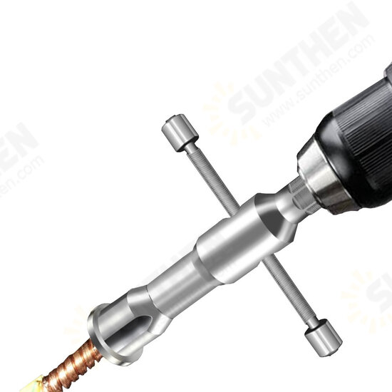 Electrician General Parallel Quick Wiring Head Artifact Hex Shank Cable Peeling Automatic Wire Stripping Twisting Connector Electrician General Parallel Quick Wiring Head Artifact Hex Shank Cable Peeling Automatic Wire Stripping Twisting Connector