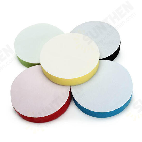 Flat Sponge Buffing Polishing Pad Kit For Car Polisher 3/4/5/6/7 Inch Buffing Pad Flat Sponge Buffing Polishing Pad Kit For Car Polisher 3/4/5/6/7 Inch Buffing Pad