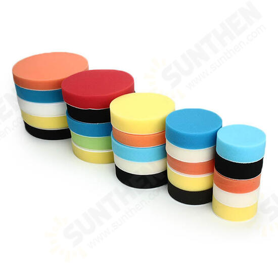 Flat Sponge Buffing Polishing Pad Kit For Car Polisher 3/4/5/6/7 Inch Buffing Pad Flat Sponge Buffing Polishing Pad Kit For Car Polisher 3/4/5/6/7 Inch Buffing Pad