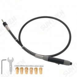 6mm Shank 100cm Length Electric Drill Flexible Shaft with 6pcs Brass Collets for Rotary Tool 6mm Shank 100cm Length Electric Drill Flexible Shaft with 6pcs Brass Collets for Rotary Tool