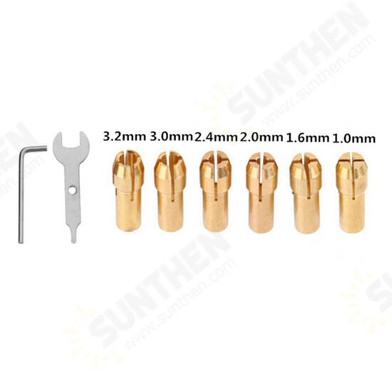 6mm Shank 100cm Length Electric Drill Flexible Shaft with 6pcs Brass Collets for Rotary Tool 6mm Shank 100cm Length Electric Drill Flexible Shaft with 6pcs Brass Collets for Rotary Tool