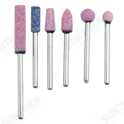 6pcs 3mm Red Corundum Grinding Head Electric Grinder Head Abrasive Polishing Stone Rotary Tool 6pcs 3mm Red Corundum Grinding Head Electric Grinder Head Abrasive Polishing Stone Rotary Tool