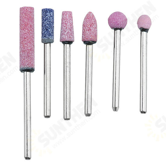 6pcs 3mm Red Corundum Grinding Head Electric Grinder Head Abrasive Polishing Stone Rotary Tool 6pcs 3mm Red Corundum Grinding Head Electric Grinder Head Abrasive Polishing Stone Rotary Tool