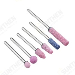 6pcs 3mm Red Corundum Grinding Head Electric Grinder Head Abrasive Polishing Stone Rotary Tool 6pcs 3mm Red Corundum Grinding Head Electric Grinder Head Abrasive Polishing Stone Rotary Tool