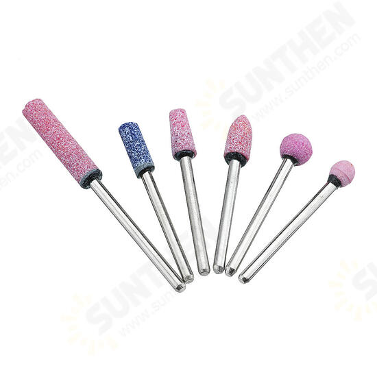 6pcs 3mm Red Corundum Grinding Head Electric Grinder Head Abrasive Polishing Stone Rotary Tool 6pcs 3mm Red Corundum Grinding Head Electric Grinder Head Abrasive Polishing Stone Rotary Tool
