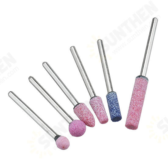 6pcs 3mm Red Corundum Grinding Head Electric Grinder Head Abrasive Polishing Stone Rotary Tool 6pcs 3mm Red Corundum Grinding Head Electric Grinder Head Abrasive Polishing Stone Rotary Tool