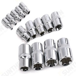 14pcs Chrome-Vanadium Steel Multifunctionl Ratchet Wrench Sockets Kit For Use in Impact Drivers And Wrenches 14pcs Chrome-Vanadium Steel Multifunctionl Ratchet Wrench Sockets Kit For Use in Impact Drivers And Wrenches