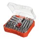 34Pcs 6.35mm Shank Multi-function Combination Chromium Vanadium Screwdriver Sleeve Set