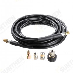 High Pressure Washer Hose 5/10/15/20/25/30m With 4 Connectors