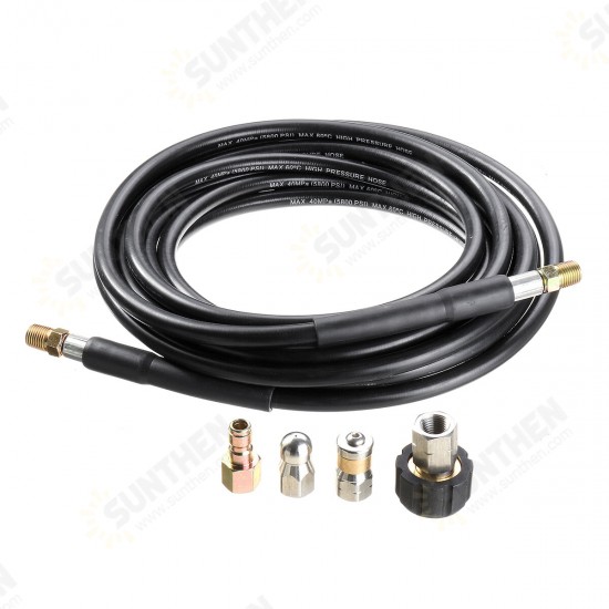 High Pressure Washer Hose 5/10/15/20/25/30m With 4 Connectors High Pressure Washer Hose 5/10/15/20/25/30m With 4 Connectors