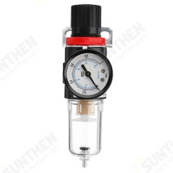 AFR2000 G1/4 Single Compressor Air Filter Air Pressure Regulator Water-oil Separator Trap Filter for Air Tools System AFR2000 G1/4 Single Compressor Air Filter Air Pressure Regulator Water-oil Separator Trap Filter for Air Tools System