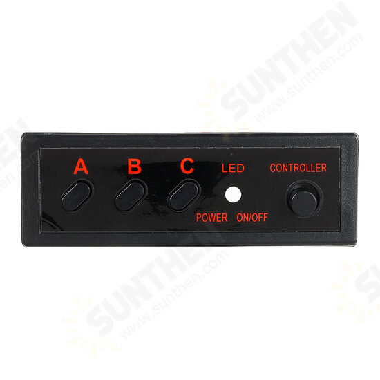 LED Strobe Flash Light Flasher 3 Flashing Modes Controller Box 4 Ways 12V V LED Strobe Flash Light Flasher 3 Flashing Modes Controller Box 4 Ways 12V V