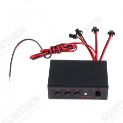 LED Strobe Flash Light Flasher 3 Flashing Modes Controller Box 4 Ways 12V V LED Strobe Flash Light Flasher 3 Flashing Modes Controller Box 4 Ways 12V V