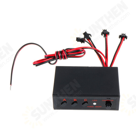 LED Strobe Flash Light Flasher 3 Flashing Modes Controller Box 4 Ways 12V V LED Strobe Flash Light Flasher 3 Flashing Modes Controller Box 4 Ways 12V V