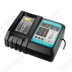 Li-ion Battery Charger 2/6/6.5A EU Plug Charging Current For Makita 14.4V-18V BL1830 BL1430 DC18RC Power Tool Battery Li-ion Battery Charger 2/6/6.5A EU Plug Charging Current For Makita 14.4V-18V BL1830 BL1430 DC18RC Power Tool Battery