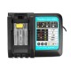 Li-ion Battery Charger 2/6/6.5A EU Plug Charging Current For Makita 14.4V-18V BL1830 BL1430 DC18RC Power Tool Battery Li-ion Battery Charger 2/6/6.5A EU Plug Charging Current For Makita 14.4V-18V BL1830 BL1430 DC18RC Power Tool Battery