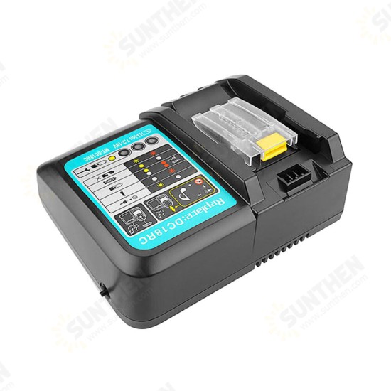 Li-ion Battery Charger 2/6/6.5A EU Plug Charging Current For Makita 14.4V-18V BL1830 BL1430 DC18RC Power Tool Battery Li-ion Battery Charger 2/6/6.5A EU Plug Charging Current For Makita 14.4V-18V BL1830 BL1430 DC18RC Power Tool Battery