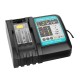 Li-ion Battery Charger 2/6/6.5A EU Plug Charging Current For Makita 14.4V-18V BL1830 BL1430 DC18RC Power Tool Battery Li-ion Battery Charger 2/6/6.5A EU Plug Charging Current For Makita 14.4V-18V BL1830 BL1430 DC18RC Power Tool Battery