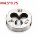 M3 to M6 20mm Daimeter Metric Right Hand Die Right Hand Thread Alloy Steel Die